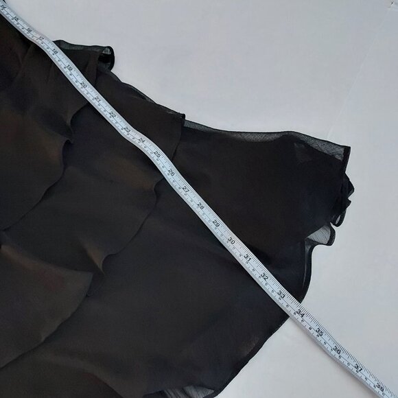 1. State Black Tiered Mini Sleeveless Dress NWT - Picture 3 of 12